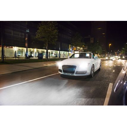 К-кт 2 бр. автомобилни крушки Philips WHITEVISION 12342WHVSM H4 PX26d/60W/55W/12V 3700K +2 позиционни крушки