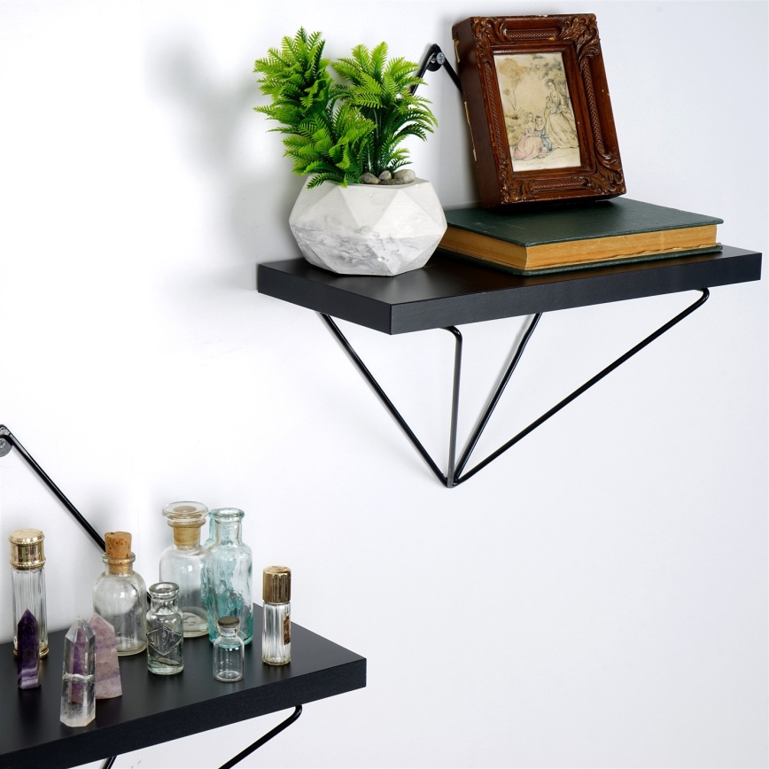 К-кт 2 бр. етажерки черен