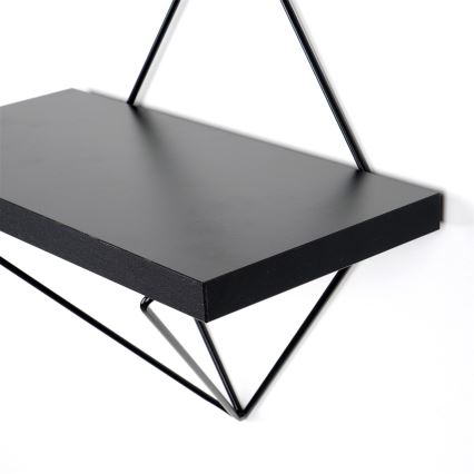 К-кт 2 бр. етажерки черен