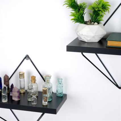 К-кт 2 бр. етажерки черен