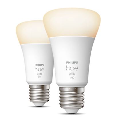 К-кт 2 бр. LED димируеми крушки Philips Hue WHITE E27/9,5W/230V 2700K