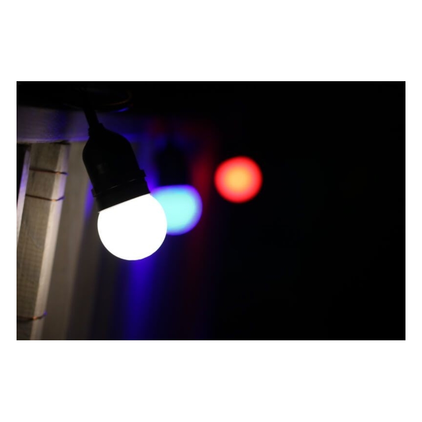 К-кт 2 бр. LED крушки PARTY E27/0,5W/36V сини 3000K