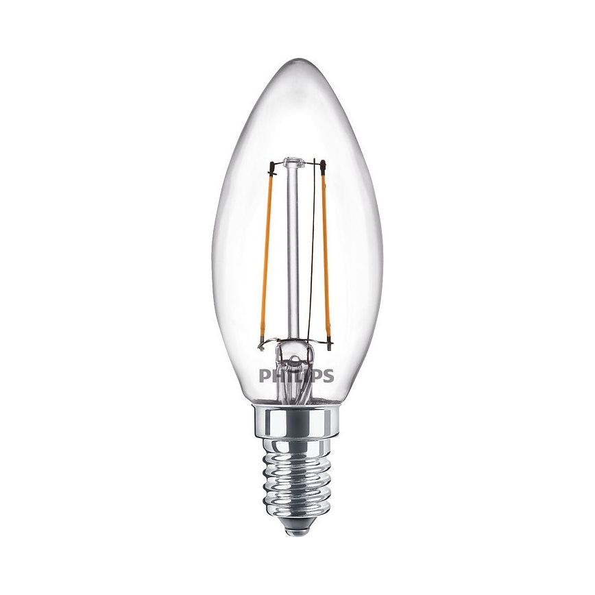 К-кт 2 бр. LED крушки VINTAGE Philips E14/2W/230V 2700K