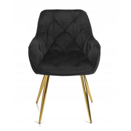 К-кт 2 бр. трапезни столове HANA черен