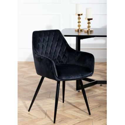 К-кт 2 бр. трапезни столове SAMETTI черен