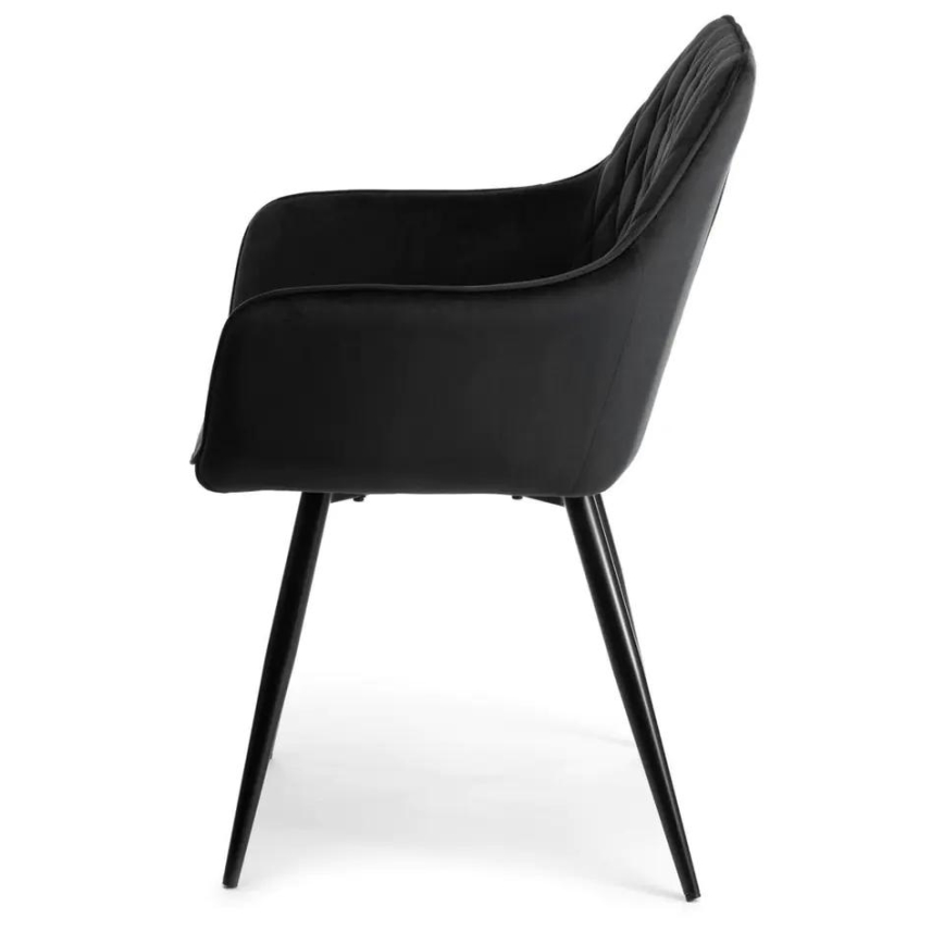 К-кт 2 бр. трапезни столове SAMETTI черен