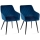 К-кт 2 бр. трапезни столове RICO сини