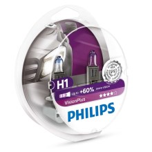К-кт 2бр. автомобилни крушки Philips VISION PLUS 12258VPS2 H1 P14,5s/55W/12V 3250K