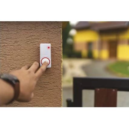 К-кт 2бр. безжични звънци за контакт 230V IP44