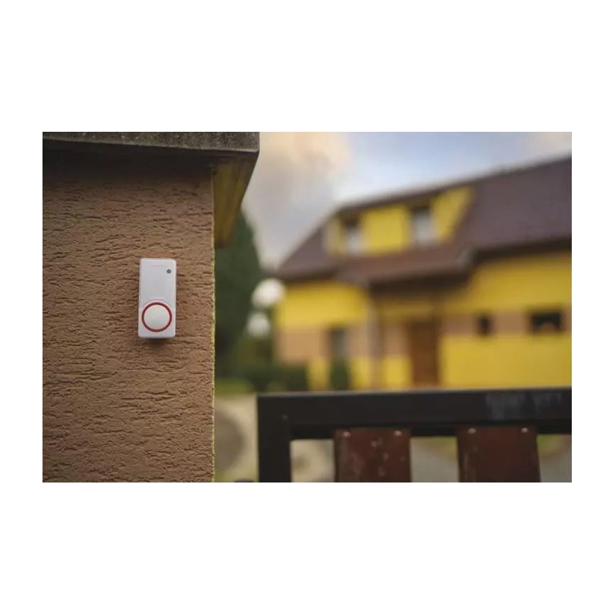 К-кт 2бр. безжични звънци за контакт 230V IP44