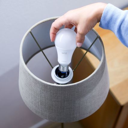 К-кт 2бр. LED димируеми крушки A60 E27/8W/230V 2700-6500K CRI 90 Wi-Fi - WiZ