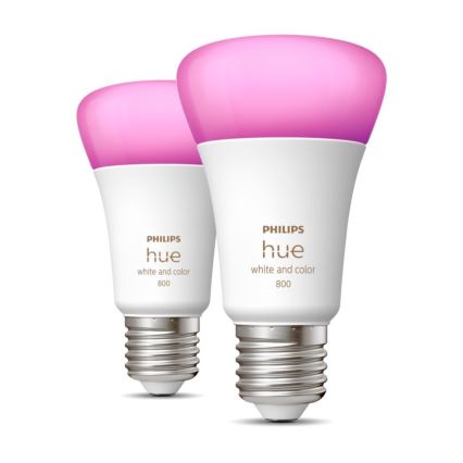 К-кт 2бр. LED димируеми крушки Philips Hue White And Color Ambiance A60 E27/6,5W/230V 2000-6500K