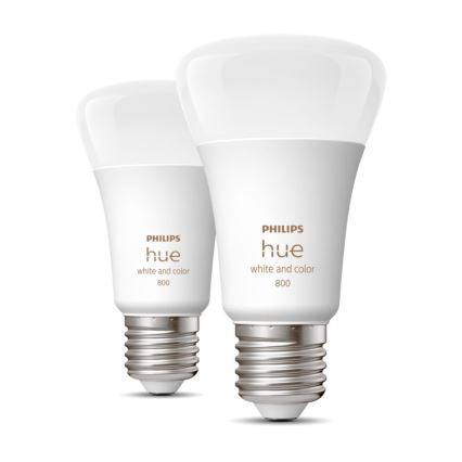 К-кт 2бр. LED димируеми крушки Philips Hue White And Color Ambiance A60 E27/6,5W/230V 2000-6500K