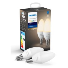 К-кт 2бр. LED димируеми крушки Philips Hue WHITE E14/5,5W/230V 2700K