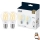 К-кт 2бр. LED димируеми крушки VINTAGE FILAMENT A60 E27/6,7W/230V 2700-6500K CRI 90 Wi-Fi - WiZ