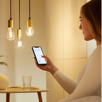 К-кт 2бр. LED димируеми крушки VINTAGE FILAMENT A60 E27/6,7W/230V 2700-6500K CRI 90 Wi-Fi - WiZ