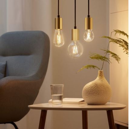 К-кт 2бр. LED димируеми крушки VINTAGE FILAMENT A60 E27/6,7W/230V 2700-6500K CRI 90 Wi-Fi - WiZ
