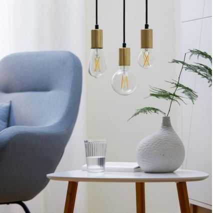 К-кт 2бр. LED димируеми крушки VINTAGE FILAMENT A60 E27/6,7W/230V 2700-6500K CRI 90 Wi-Fi - WiZ