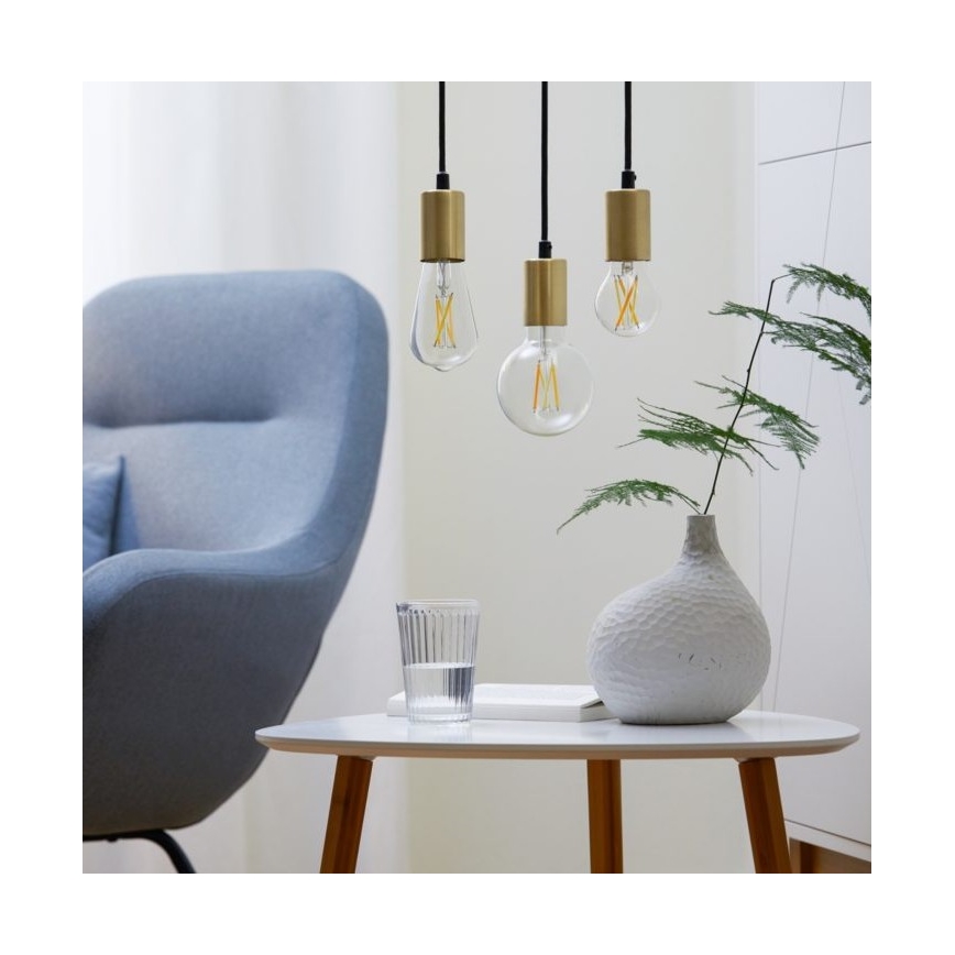 К-кт 2бр. LED димируеми крушки VINTAGE FILAMENT A60 E27/6,7W/230V 2700-6500K CRI 90 Wi-Fi - WiZ
