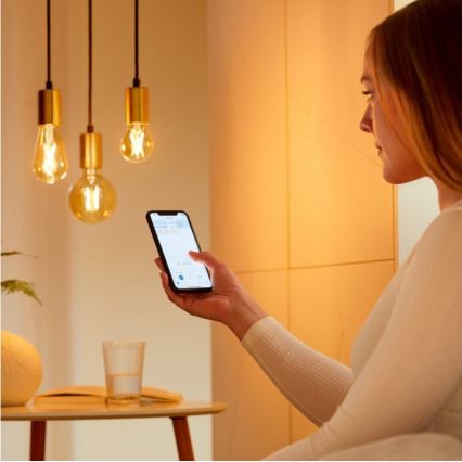 К-кт 2бр. LED димируеми крушки VINTAGE FILAMENT ST64 E27/6,7W/230V 2000-5000K Wi-Fi - WiZ