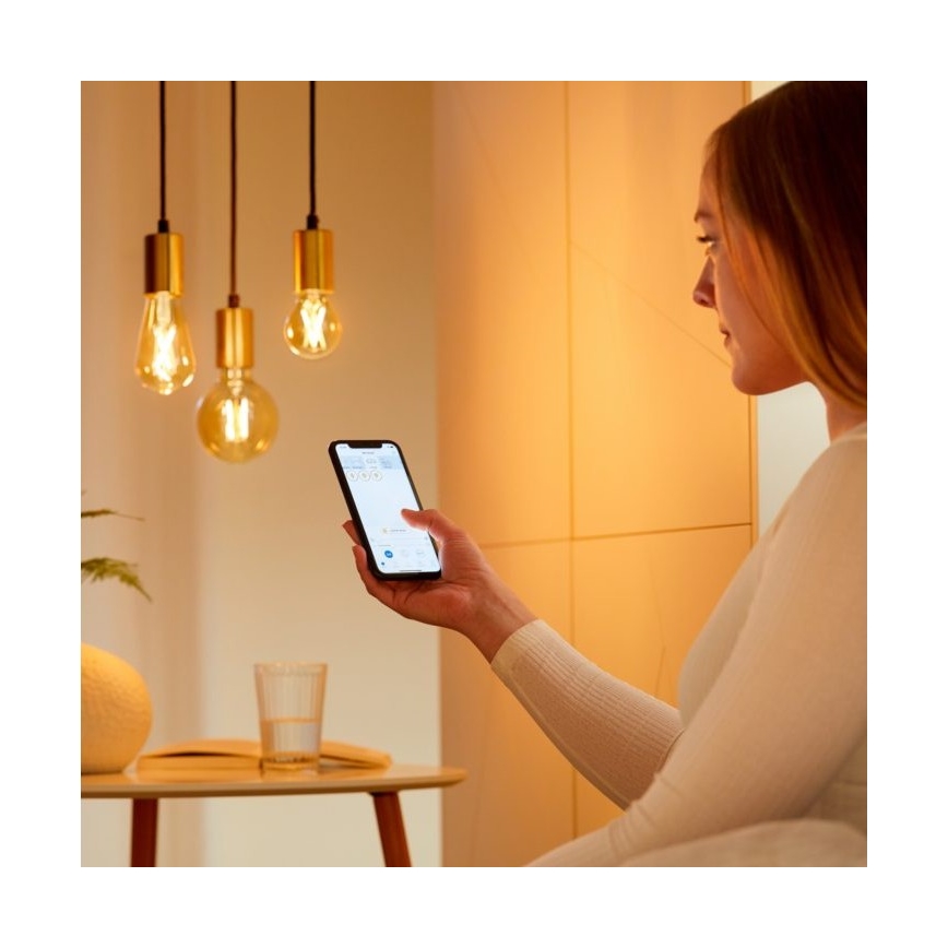 К-кт 2бр. LED димируеми крушки VINTAGE FILAMENT ST64 E27/6,7W/230V 2000-5000K Wi-Fi - WiZ