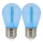 К-кт 2бр. LED крушки PARTY E27/0,3W/36V син