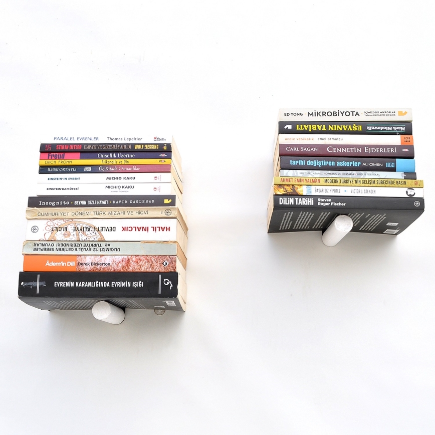 К-кт 2бр. рафтове 15x21 cм черни/бели