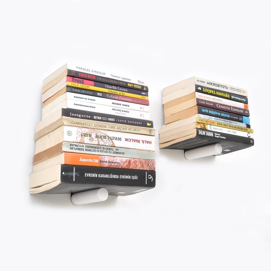 К-кт 2бр. рафтове 15x21 cм черни/бели