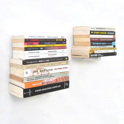 К-кт 2бр. рафтове 15x21 cм черни/бели