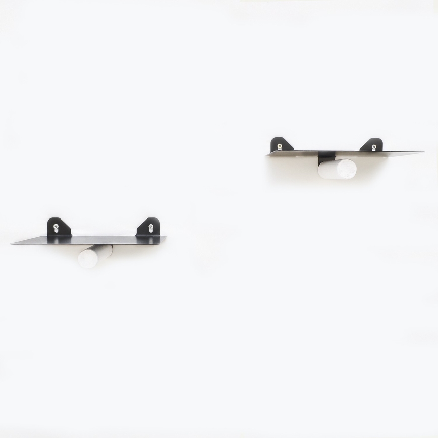 К-кт 2бр. рафтове 15x21 cм черни/бели