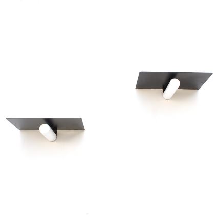 К-кт 2бр. рафтове 15x21 cм черни/бели