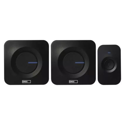 К-кт 2x Безжичен звънец на батерии 3xAAA + 1xA23 IP56