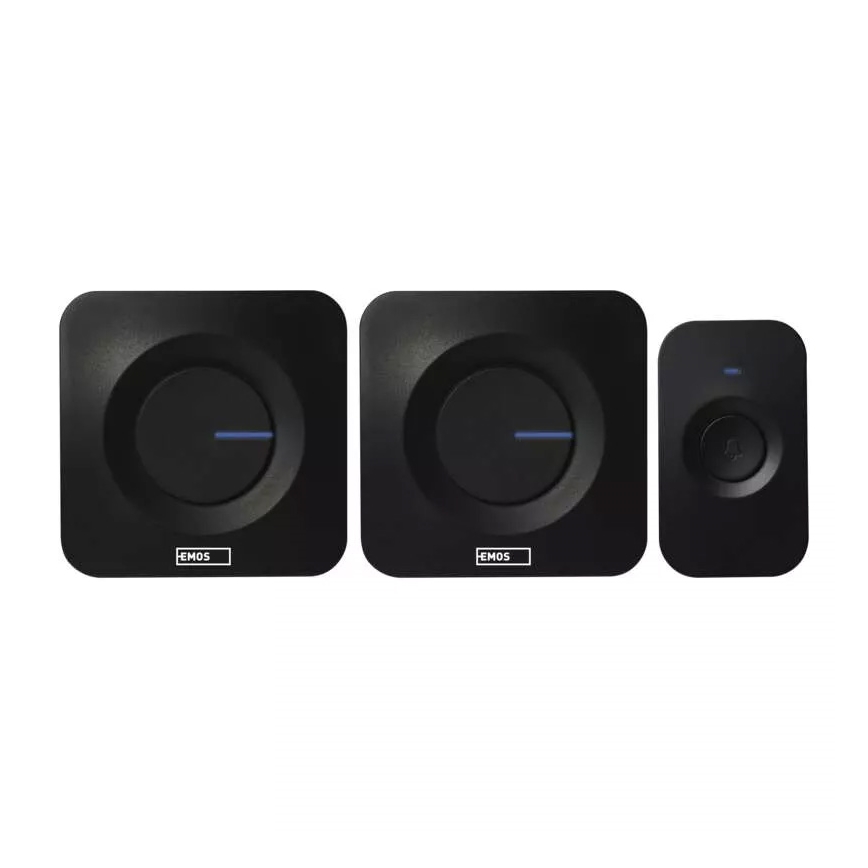 К-кт 2x Безжичен звънец на батерии 3xAAA + 1xA23 IP56