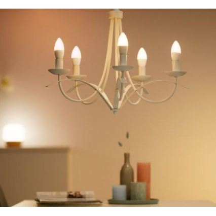 К-кт 2x LED Димируема крушка C37 E14/4,9W/230V 2700-6500K CRI 90 Wi-Fi - WiZ