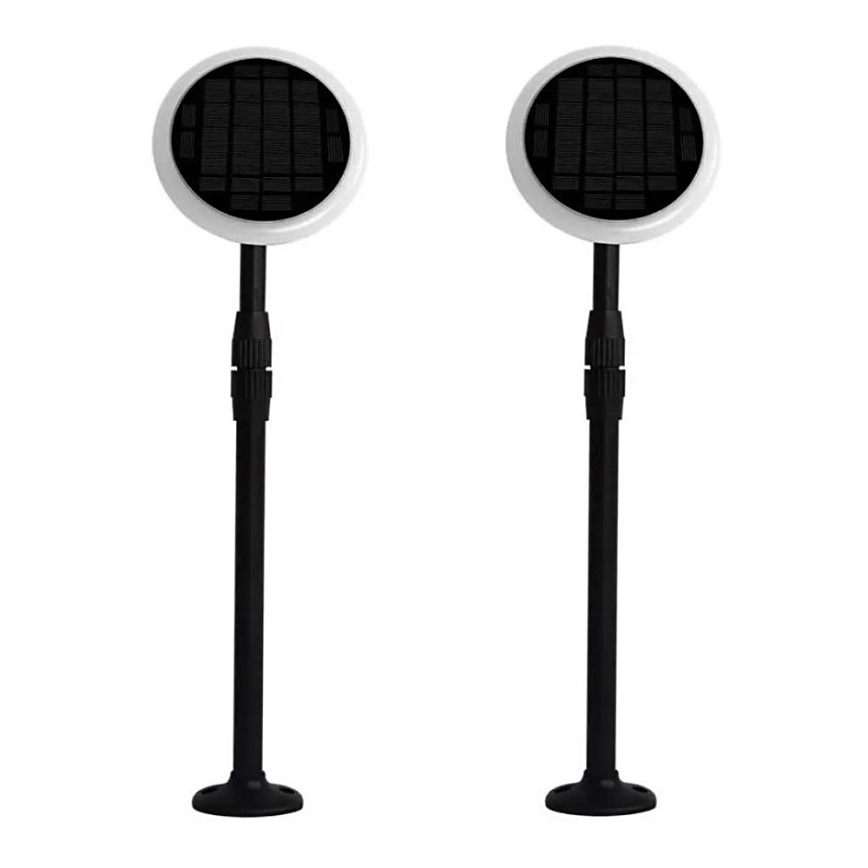 К-кт 2x LED Регулируем соларен лампа GARDEN LED/3W/5V 42-80 см 3000K IP65 1000 mAh