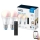 К-кт 2x LED RGBW Димируема крушка A60 E27/8,5W/230V 2200-6500K Wi-Fi + дистанционно управление - WiZ