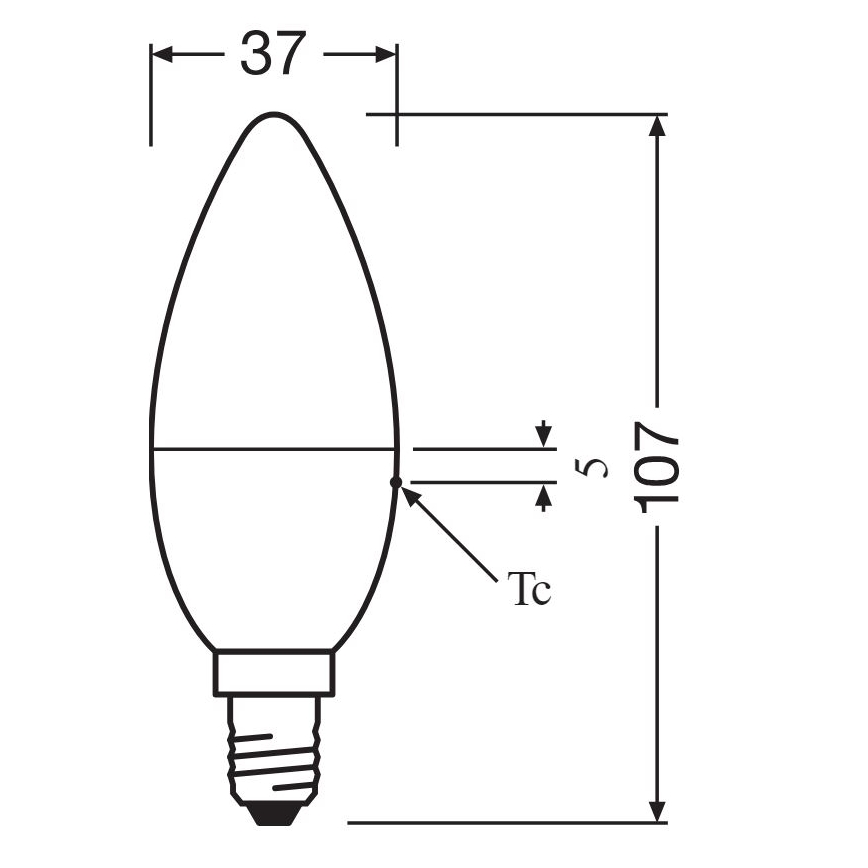 К-кт 2x LED RGBW Димируема крушка B38 E14/4,9W/230V 2700K + дистанционно управление - Osram