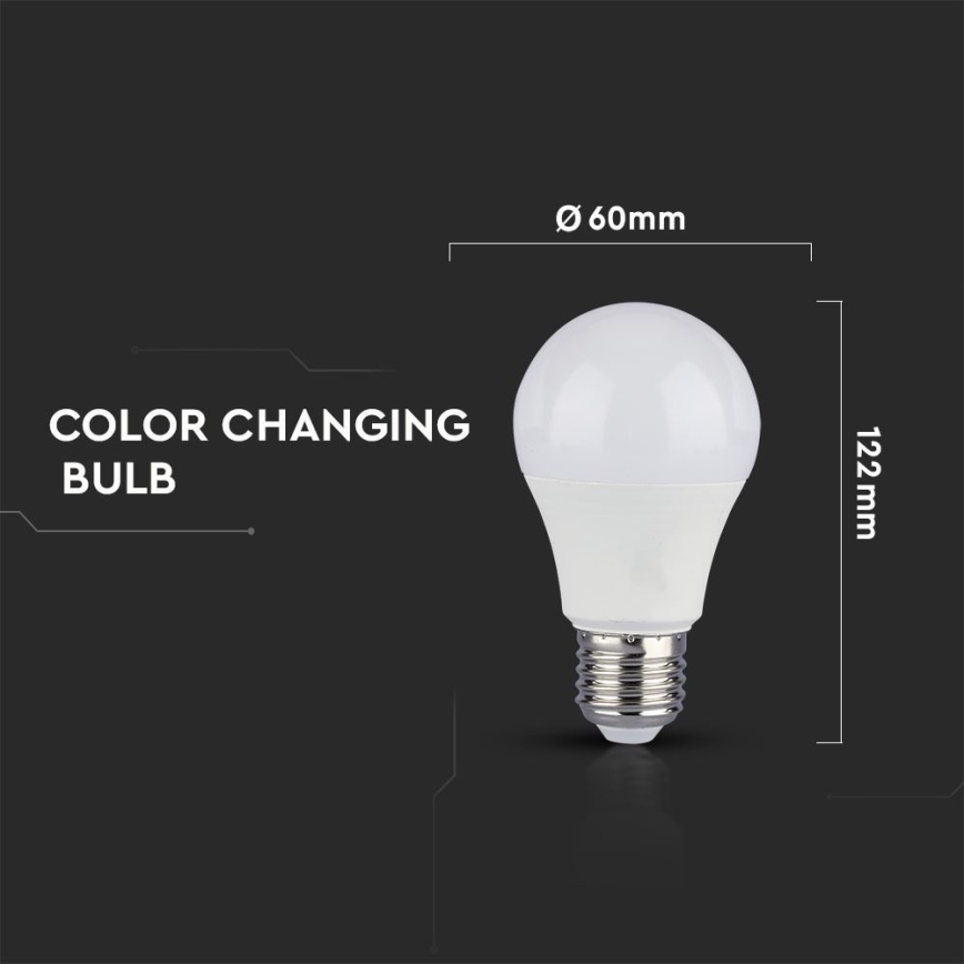 К-кт 2x LED Крушка A60 E27/9W/230V 3000/4000/6400K