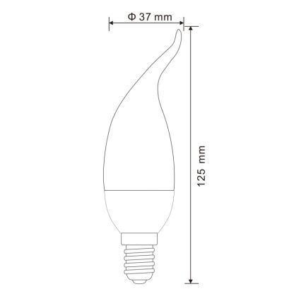 К-кт 2x LED Крушка E14/3W/230V 3000K - Globo