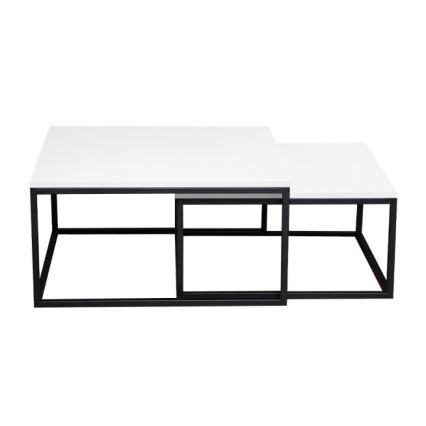 К-кт 2x Масичка за кафе DUAL бял/черен