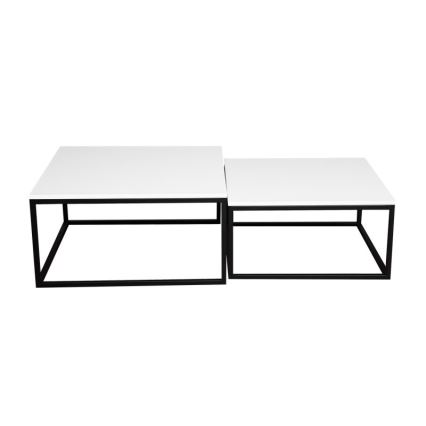 К-кт 2x Масичка за кафе DUAL бял/черен