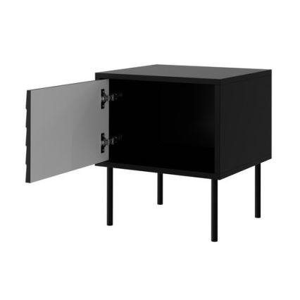 К-кт 2x Нощно шкафче CORTINA 51x45 см черен