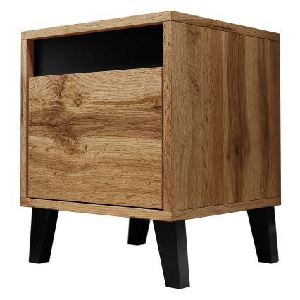 К-кт 2x Нощно шкафче NORD 45x40 см кафяв/антрацит