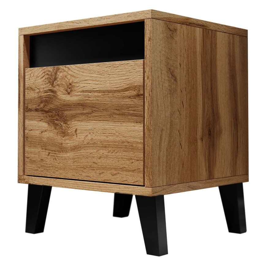 К-кт 2x Нощно шкафче NORD 45x40 см кафяв/антрацит