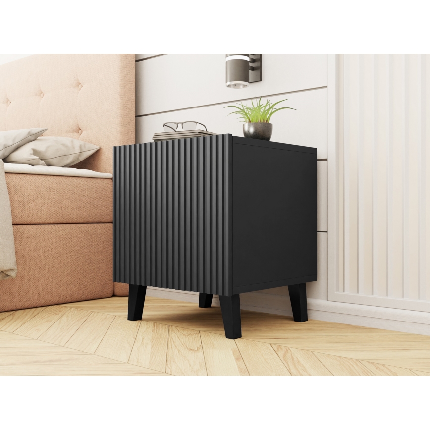 К-кт 2x Нощно шкафче VAMOS 52x45 см антрацит