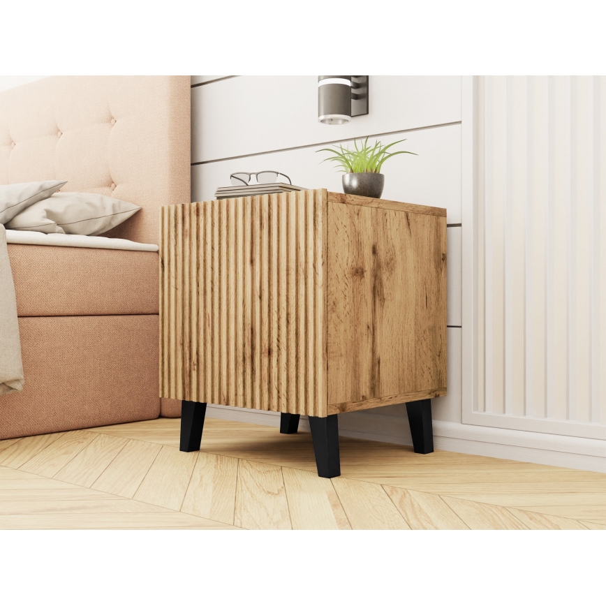 К-кт 2x Нощно шкафче VAMOS 52x45 см кафяв