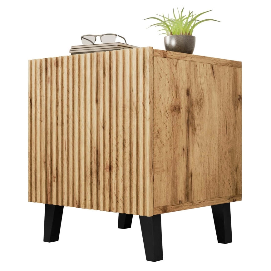 К-кт 2x Нощно шкафче VAMOS 52x45 см кафяв