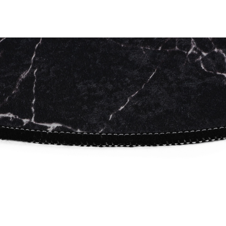 К-кт 2x Постелка за баня MARBLE 50x60/60x100 см черен