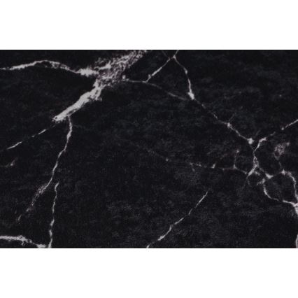 К-кт 2x Постелка за баня MARBLE 50x60/60x100 см черен