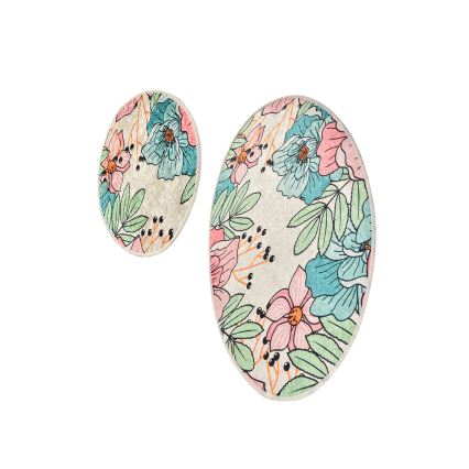 К-кт 2x Постелка за баня SPRING 60/100 см цветен